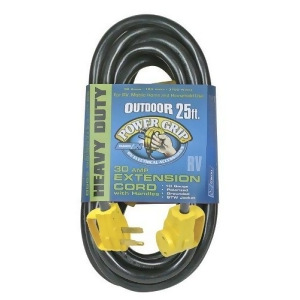Camco 55191 25' Powergrip Electrical Power Cord With Handle - All