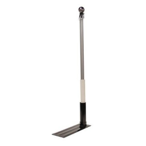 Camco 51606 16' Fiberglass Flagpole With Car Foot - All