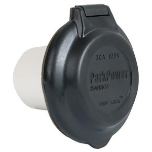 125V Cntrd Pwr Inlt Blk - All