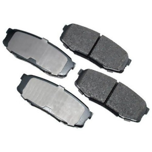 Disc Brake Pad-ProACT Ultra Premium Ceramic Pads Rear Akebono Act1304 - All