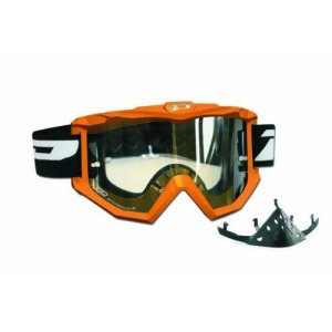 Progrip 3201Or Race Line Goggles W/Antiscratch Lens Orange - All
