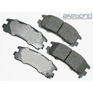 Disc Brake Pad-Performance Ultra Premium Ceramic Pads Rear Akebono Asp383 - All