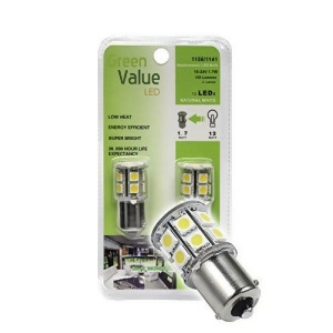 1 2 pk 1156/1141 Base Led Replacement Bulb 150 Lum 10-24v Natural White 15003V total 2 bulbs - All