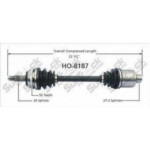 Cv Axle Shaft-New Front Right SurTrack Ho-8187 fits 02-06 Acura Rsx - All