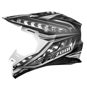 Zoan Synchrony Mx Helmet Monster Black/silver Xs - All
