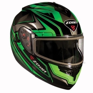 Zoan Optimus Helmet Eclipse Graphic Green-med - All