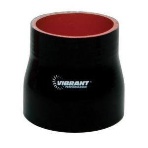 Vibrant 2761 2.5 X 3.25 X 3 4 Ply Silicone Reducer Coupling Long Black - All