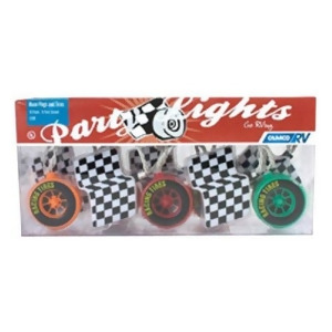 Camco 42658 Race Flags And Tires Party Light - All