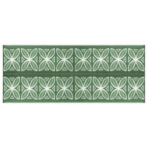 Camco 42830 Reversible Outdoor Mat 8' X 20' Green Botanical - All