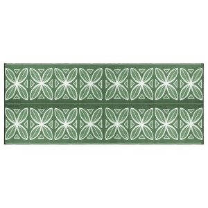 Camco 42830 Reversible Outdoor Mat 8' X 20' Green Botanical - All