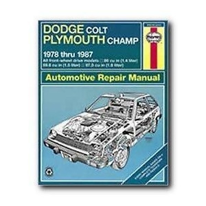 Repair Manual Haynes 30016 fits 1985 Plymouth Colt - All