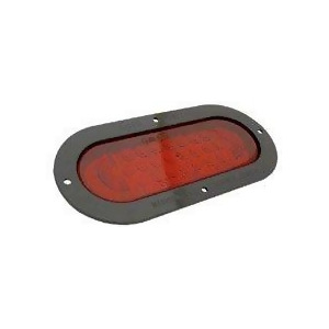 Grote 53622 SuperNova Red with Black Oval Turn Led Lamp - All