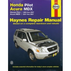 Haynes Repair Manuals 42037 Honda Pilot 03-07 Acura Mdx 01-07 - All