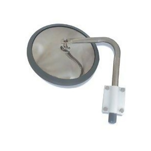 Grote 28493 10.5 Stainless Steel Convex Cross-Over Mirror Assembly - All