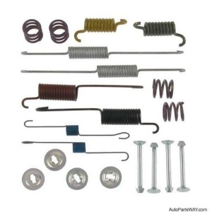 Drum Brake Hardware Kit Rear Carlson 17296 fits 85-89 Merkur XR4Ti - All