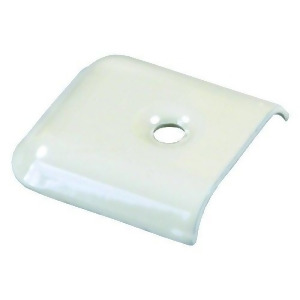Jr Products 49665 Colonial White Metal Vinyl End Cap - All