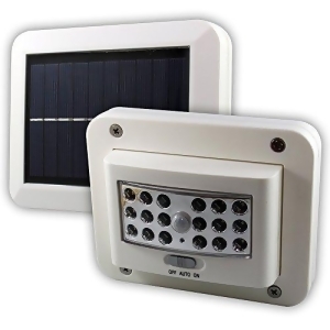 18 Led Light Solar Powered Lite Weatherproof With On/off/auto Switch Motion - All
