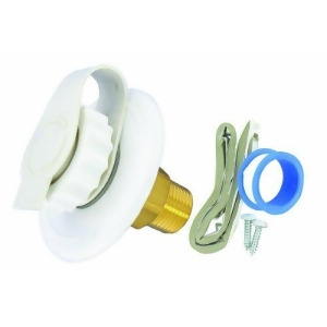 Valterra A01-0170Lfvp White 2-3/4 Plastic Lead-Free Flange Water Inlet - All