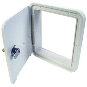 Jr Products 21102-A Polar White Multi-Purpose Hatch - All