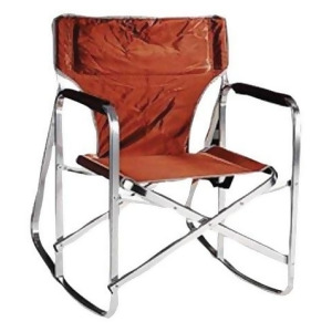Ming's Mark Sl1205-Brown Brown Full Back Folding Rocking Director'S Chair - All