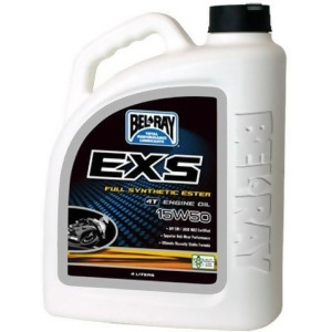 Bel-ray Exs Full Synthetic Ester 4T Engine Oil 15W-50 4Lt 99162B4Lw - All