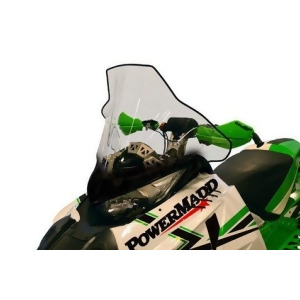 Powermadd 12040 Cobra Windshield 19in. Clear with Black Fade - All