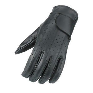 Mossi Mens Summer Vented Riding Glove Small Black - All