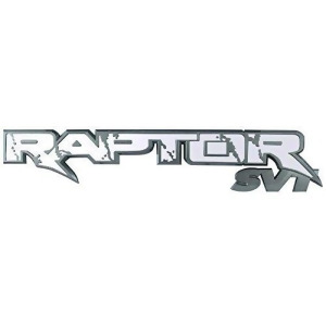 Recon 264284Rd Illuminated 'F-150 Svt Raptor' Emblem Chrome - All