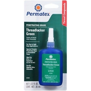 Permatex 29040 Penetrating Grade Threadlocker Green 36 Ml - All