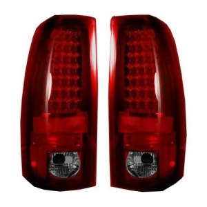 Recon 264173Rbk Dark Red Smoked Led Tail Light - All