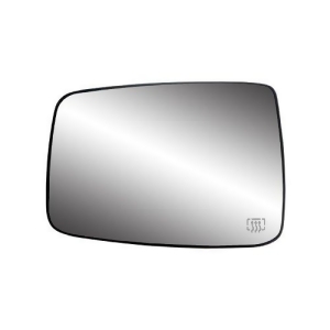 Fit System 33244 Dodge Ram Left Side Heated Power Replacement Mirror Glass with Backing Plate - All