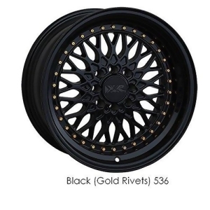 Xxr 536 18 Flat Black Wheel / Rim 5x100 5x4.5 with a 32mm Offset and a 73.1 Hub Bore. Partnumber 536891020 - All