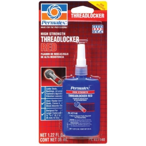 Permatex 27140 High Strength Threadlocker Red 36 Ml Bottle - All