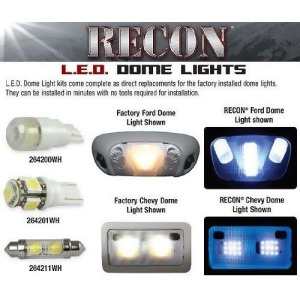 Recon Accessories 264164 Led Dome Light - All