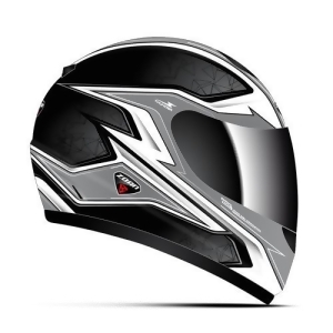 Zoan Thunder M/c Helmet Silve R Small - All