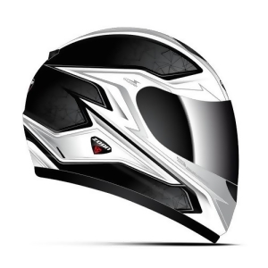 Zoan Thunder Youth M/c Helmet Matte White Med - All