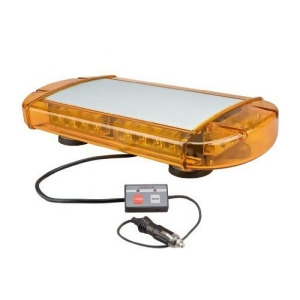 Wolo 3770M-a Outer Limits Gen 3 Led Low Profile Mini Light Bar Amber Lens - All