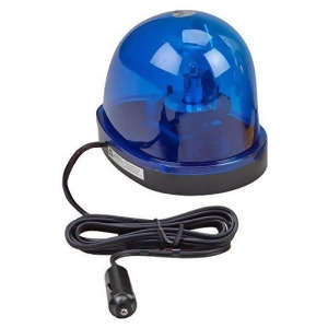 Wolo 3205-B Emergency 1 Rotating Warning Light Blue Lens Magnet Mount - All