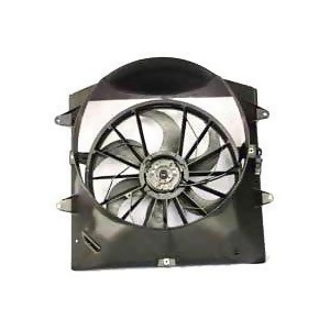 Dual Radiator and Condenser Fan Assembly Tyc fits 2004 Jeep Grand Cherokee - All