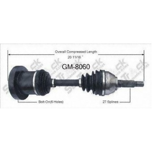 Cv Axle Shaft-New Front Right SurTrack Gm-8060 - All