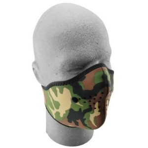 Zanheadgear Neo-X Woodland Face Mask With Removable Filter Camouflage - All