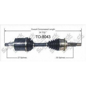 Cv Axle Shaft SurTrack To-8043 - All
