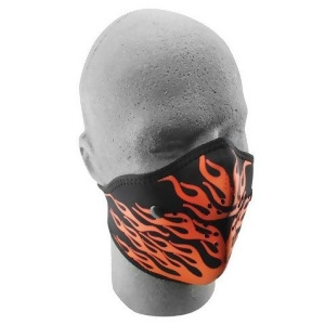 Zanheadgear Neo-X Flames Face Mask With Removable Filter Red - All