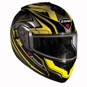 Zoan Optimus Snow Helmet Eclipse Graphic Yellow-med - All