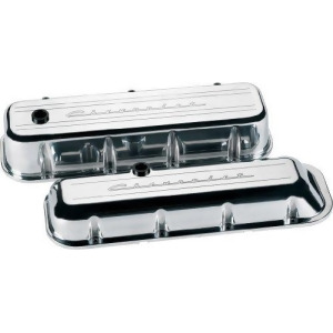 Billet Specialties 96123 Chevy Logo Tall Valve Cover For Big Block Chevy - All
