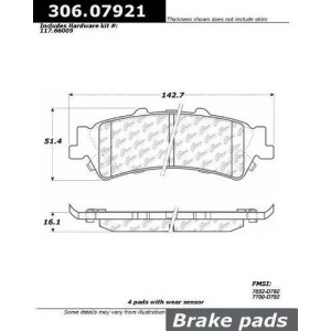 Stoptech 306.07921 Brake Pad - All