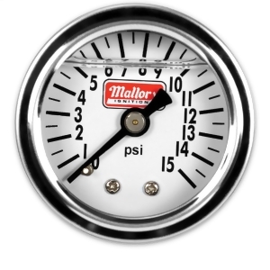 Mallory 29138 Fuel Pressure Gauge - All