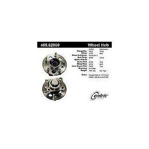 Centric 405.62000E Standard Axle Bearing And Hub Assembly - All