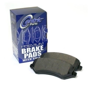 R1concepts 30003980 Centric Parts 300.03980 Semi Metallic Brake Pad With Shim - All