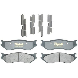 Disc Brake Pad-Specialty Truck Metallic with Hardware Raybestos Sp966trh - All